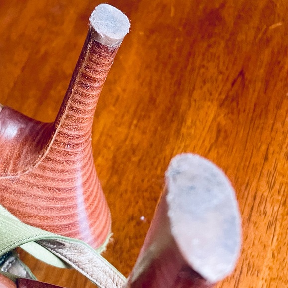 Via Spiga Olive Green Slingback Heels Formal Occasion‎ Party Shoes - Picture 7 of 7